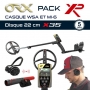 Detecteur de metaux XP Orx avec disque 22,5cm X35, pro-pointer XP MI-6 et casque sans fil WSA