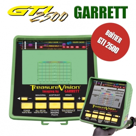 Boitier du detecteur de metaux Garrett GTI 2500 avec façade