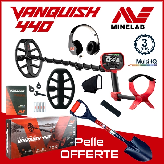 Minelab Vanquish 440 : le détecteur qu'il vous faut pour vous lancer dans la détection de loisir
