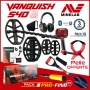 Detecteur de metaux Minelab Vanquish 540 Pro Pack avec deux disques, un casque sans fil et le Pro-Find 35