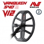 Le grand disque V12 pour detecteur Minelab Vanquish vous apportera beaucoup plus de puissance qu'une tête V10