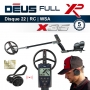 XP Deus avec télécommande, casque WSA et bobine de recherche de 22 cm