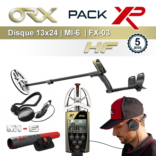 Detecteur de metaux XP Orx avec disque elliptique HF et Pro-Pointer XP MI-6