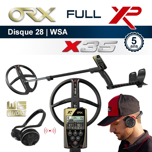 Detecteur de metaux XP Orx avec grand disque 28cm X35 au top des ventes