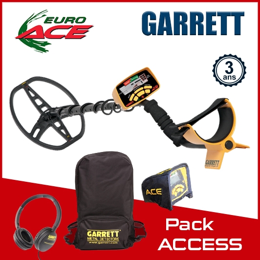 Detecteur de metaux puissant Garrett Euroace 350