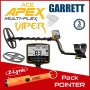 Garrett Ace Apex avec Pro-Pointer AT et sac de transport pour le rangement du détecteur de métaux