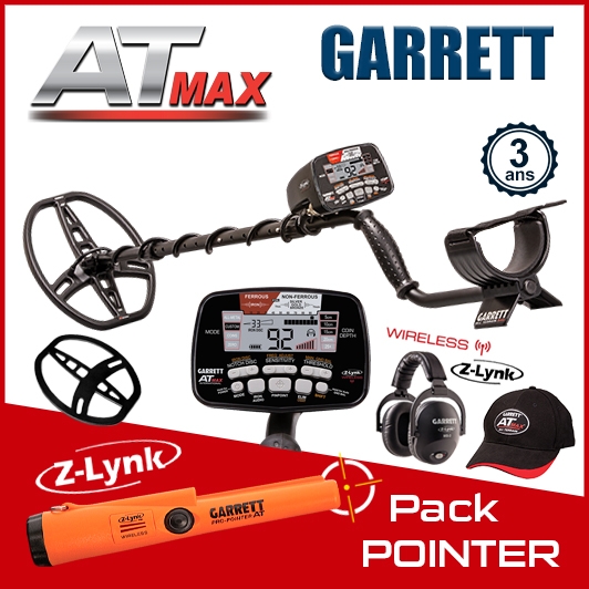 Detecteur de metaux Garrett AT-Max avec Pro-pointer AT