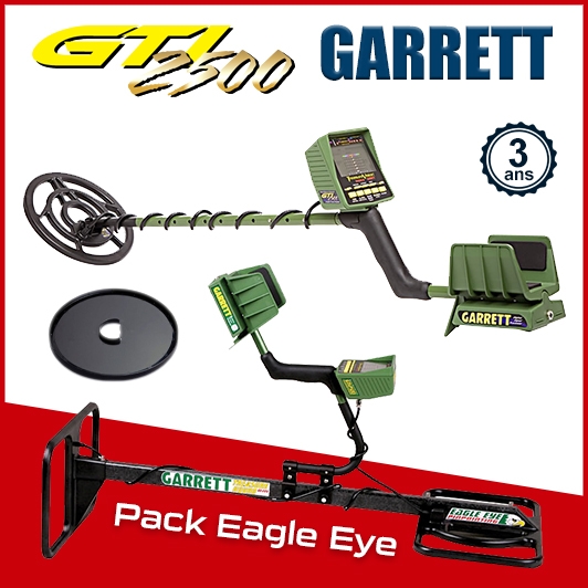 Detecteur de metaux Garrett GTI 2500 avec une antenne grande profondeur