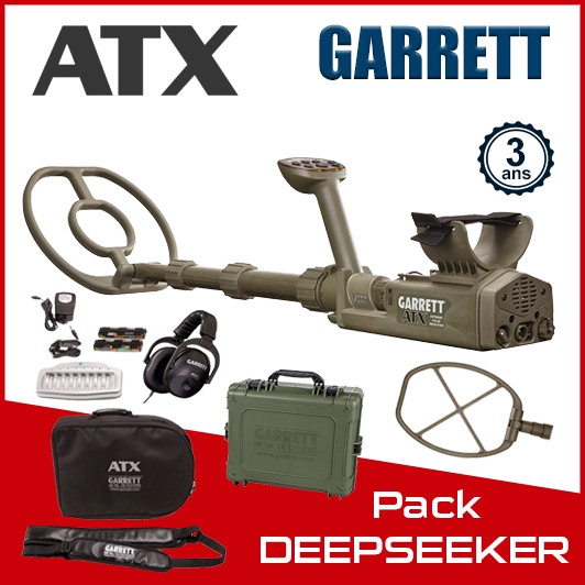 Detecteur de metaux Garrett Atx et Pack Deepseeker pour la recherche d'or