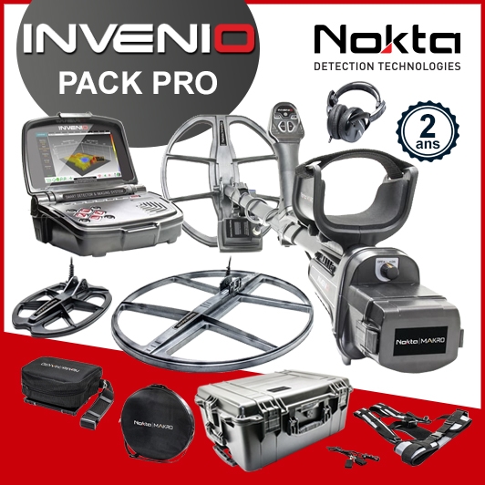 Invenio Nokta Pack Pro et grand disque pour une détection à grande profondeur
