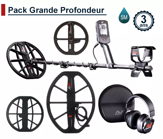 Minelab Manticore avec 3 disques de détection